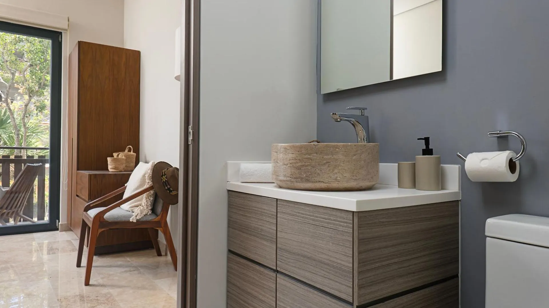 Nuevo Estudio Zona Hotelera Piscina En La Azotea Con Vista Al Mar Tulum Apartment